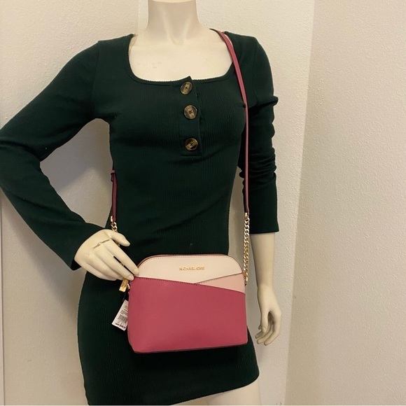 New Michael Kors jet set travel medium dome crossbody Xbody bag - Picture 3 of 16